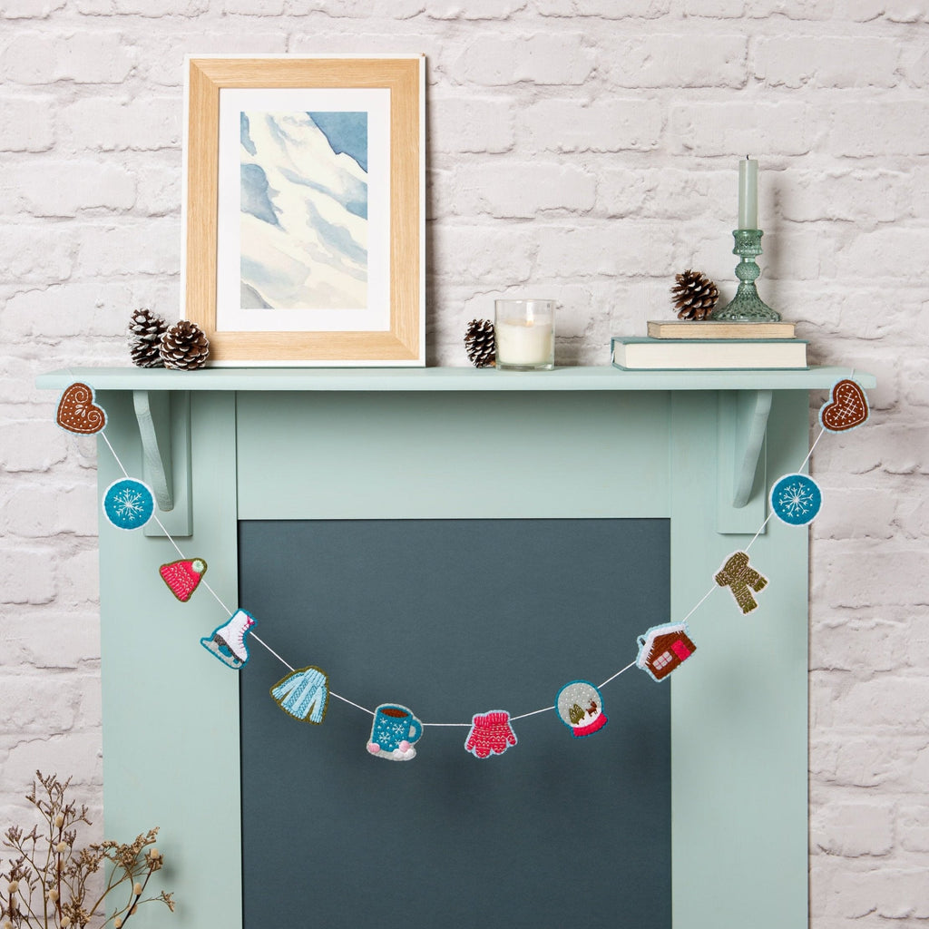 Winter Garland Felt Craft Kit for Beginners