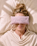 Namaste Embroidered Linen and Lavender Eye Pillow