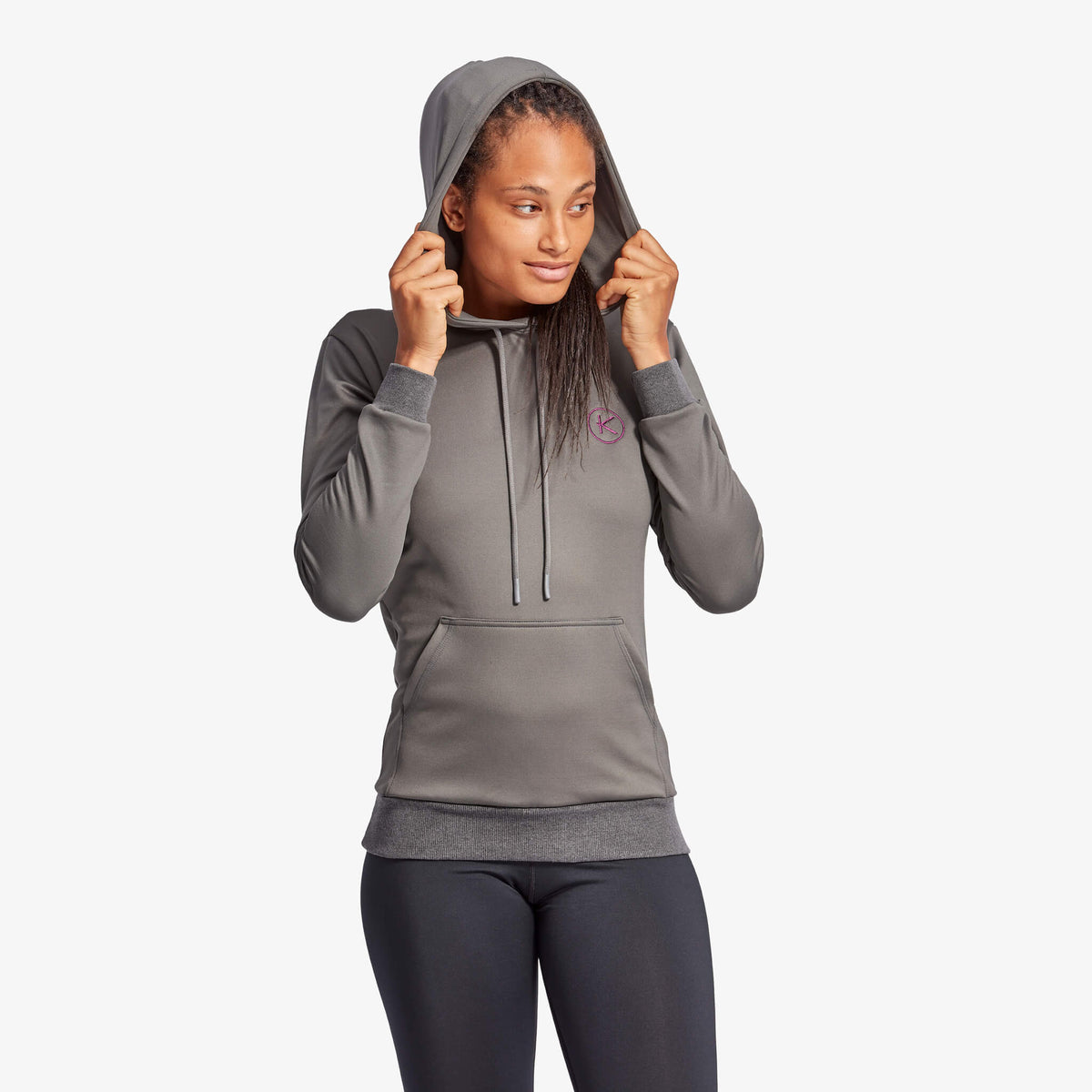 Women's Infrared Hoodie - Grey & Blue