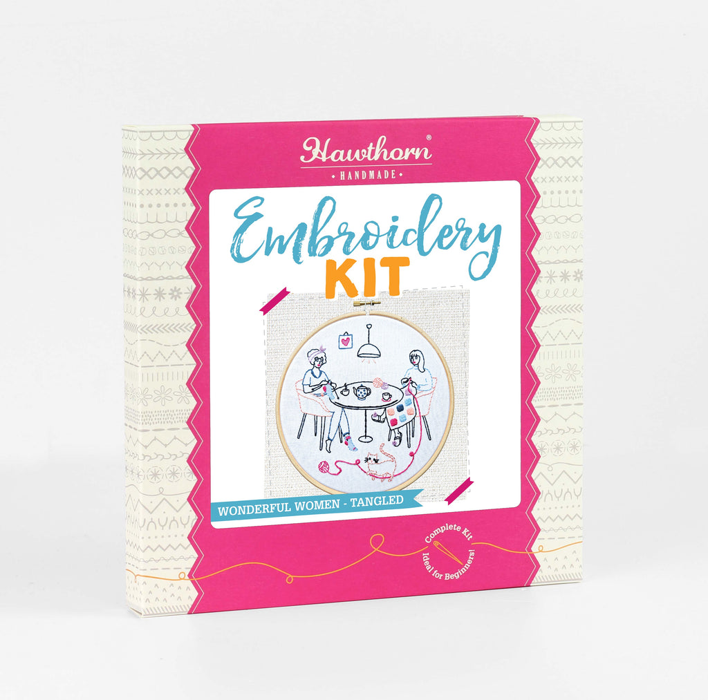 Tangled - Knitting and Crochet Embroidery Kit for Beginners