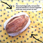 *Beeswax Wraps XXL Bread Wrap | Blue Hens