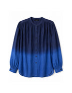wren blouse | midnight/navy dip dye | now £75 in the sale