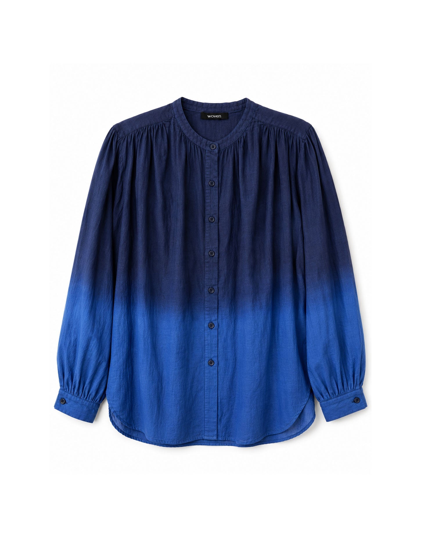 wren blouse | midnight/navy dip dye | now £75 in the sale