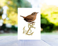 Wren & Anchor Greeting Card