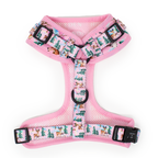 Aurora Nights - Pink Penguin Design Dog Collar
