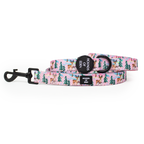 Aurora Nights - Pink Penguin Design Dog Collar