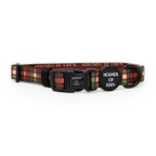 Tartan Me Up - Red & Cream Tartan Design Dog Harness