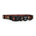 Tartan Me Up - Red & Cream Tartan Design Dog Collar