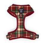 Tartan Me Up - Red & Cream Tartan Design Dog Harness
