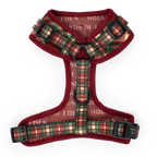 Tartan Me Up - Red & Cream Tartan Design Dog Collar