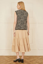 Yumi Stone Midi Boho Skirt