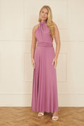 Yumi Pink Jersey Stretch Multiway Midi Dress