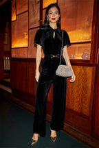 Yumi Gold Rhinestone Clutch Bag