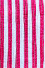 Yumi Multicolour Checked Cropped Reversible Cotton Quilted Jacket