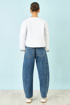 Yumi White Gingham Reversible Cotton Quilted Cropped Jacket