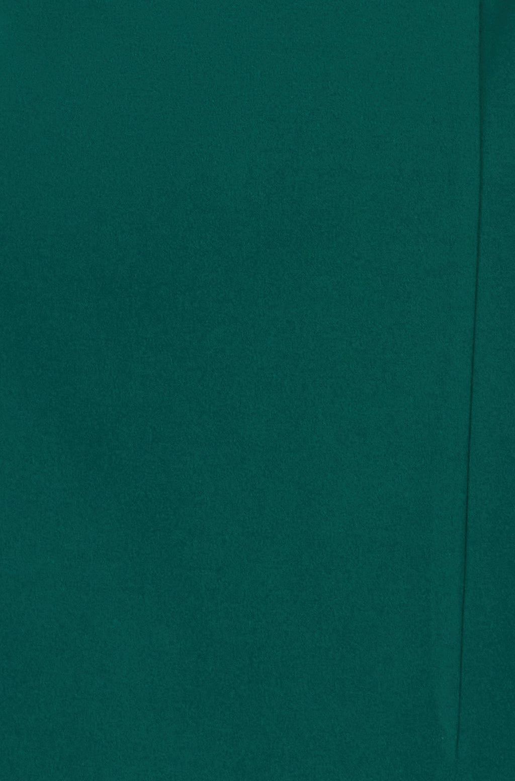 Yumi Green Fitted Midi Dress With Flute Sleeves