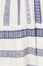 Yumi White Cotton Stripe Tunic