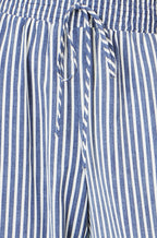 Yumi Blue Stripe Relaxed Trousers
