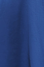Yumi Navy Satin Midi Kimono Dress