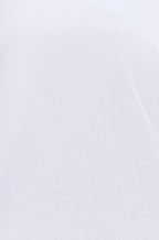 Yumi White Cotton Jersey T-Shirt With Lace Sleeves