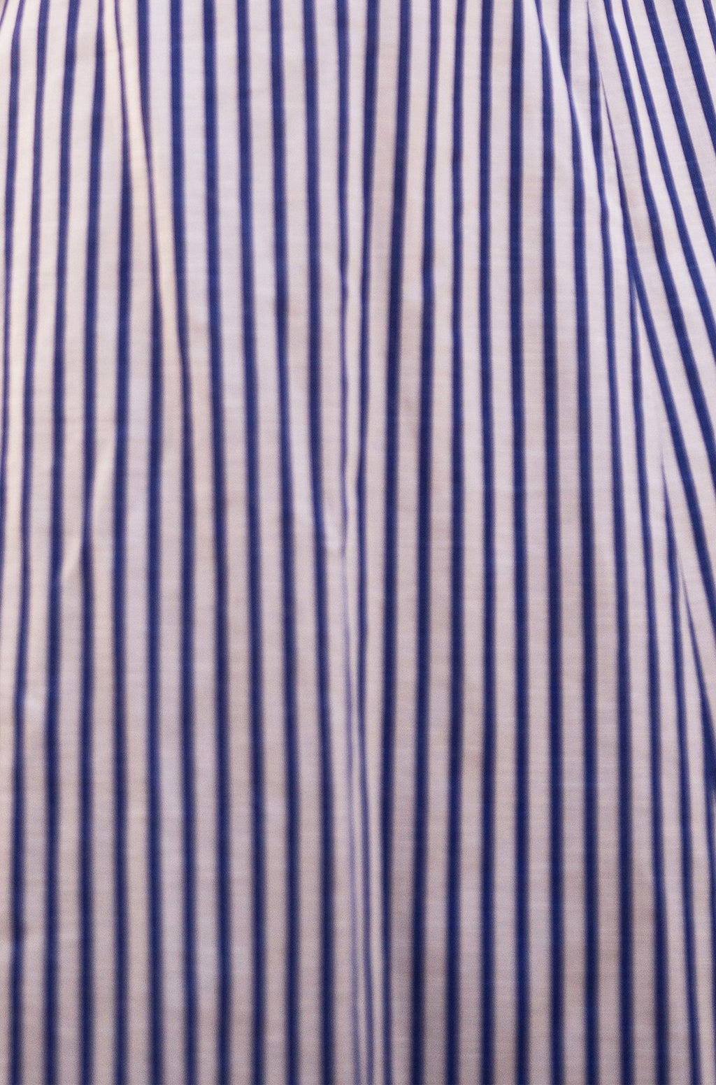 Yumi Blue Stripe Cotton Sun Dress With Ruched Back