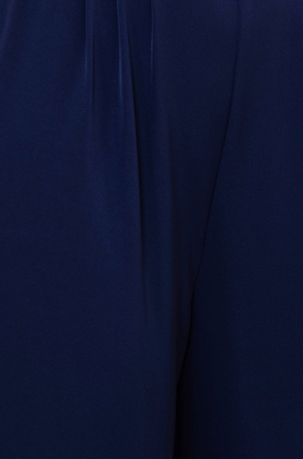 Yumi Navy Buckle Jumpsuit With Twist Knot Detail