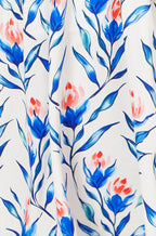 Yumi White Floral Print Maxi Sun Dress