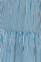 Yumi Blue Stripe Cotton Mini Sun Dress