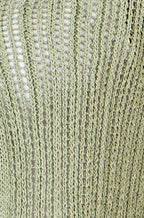 Yumi Green Tie Front Pointelle Cardigan