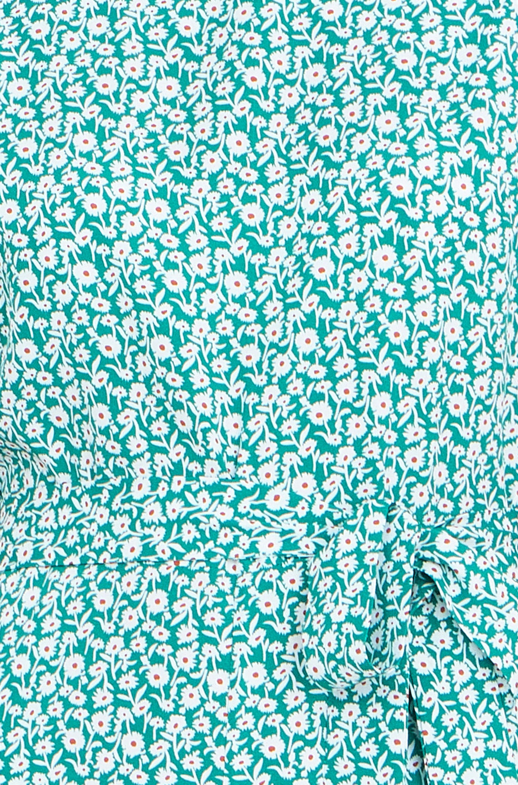 Yumi Green Ditsy Culotte Jumpsuit