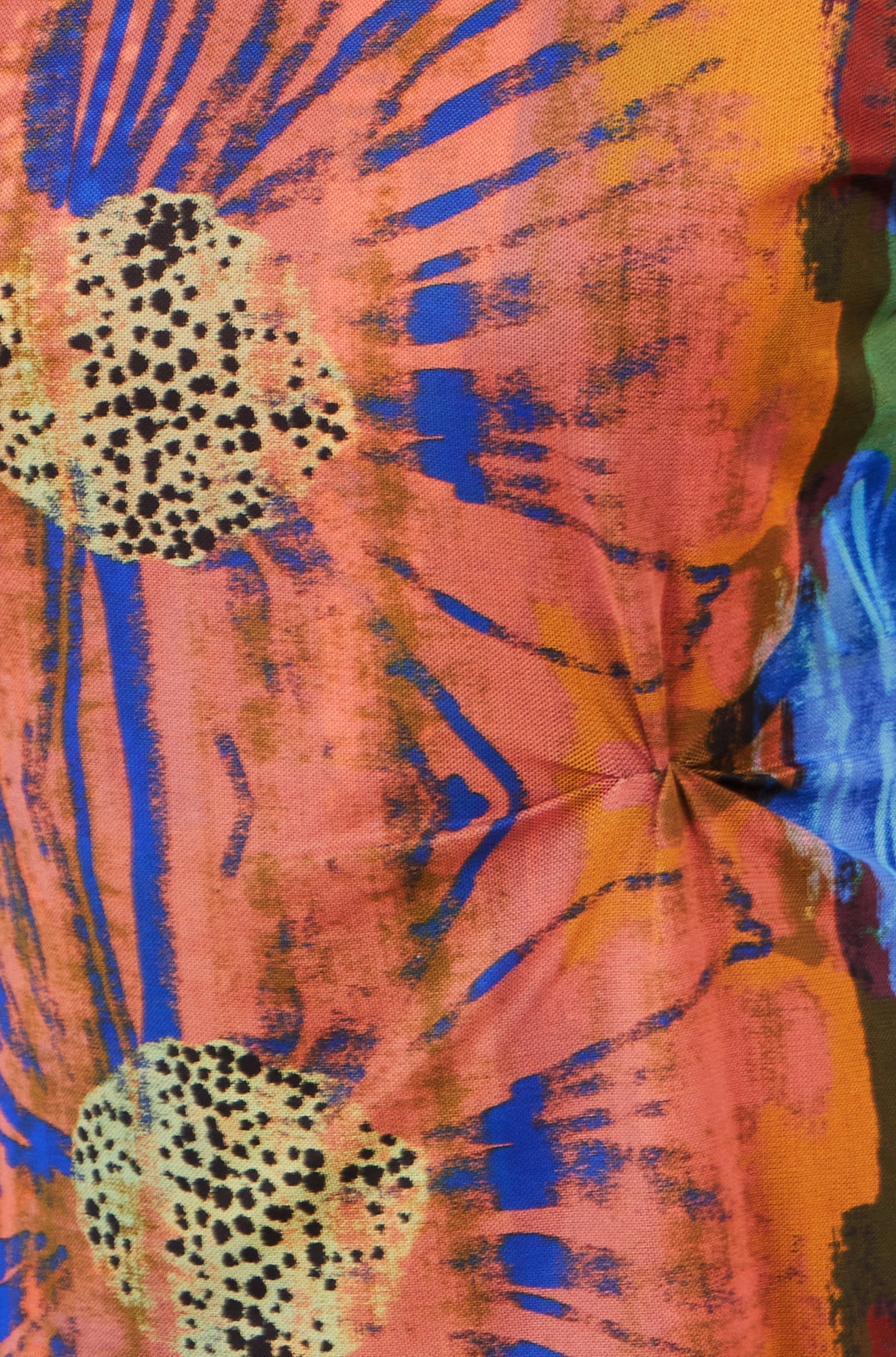 Yumi Multicolour Floral Mesh Top