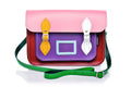 Handmade Leather Satchel - Classic Kaleidoscope