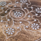 Zanskar Small Hand Carved Side Table
