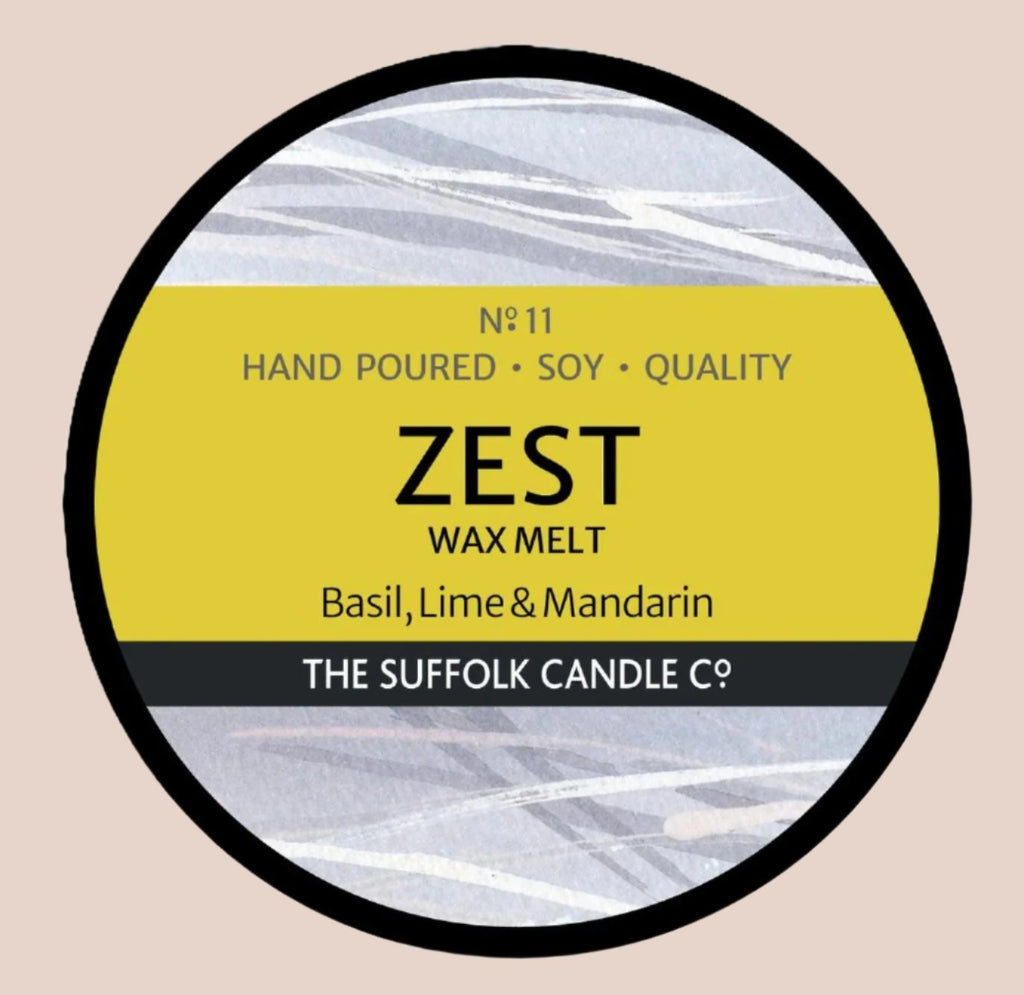 ZEST - Basil, Lime and Mandarin - handmade wax melt - 50g