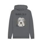 Unleash the Hairicane: Bearded Collie Men’s Hoodie