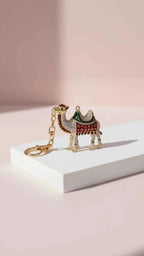 Camel Crystal Key Ring & Bag Charm
