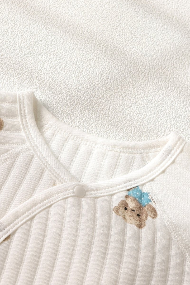 The Charming Bear Boucle Wrap Baby Grow Romper