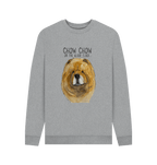 Stay Cozy in Style – Red Chow Chow Men's Crewneck Sweatshirt!