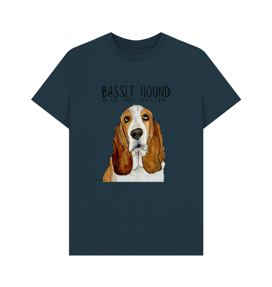 Basset Hound Men’s T-Shirt: The Ultimate Guilt Trip in Style!