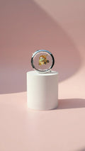 Floral Pram Compact Mirror & Gift Box