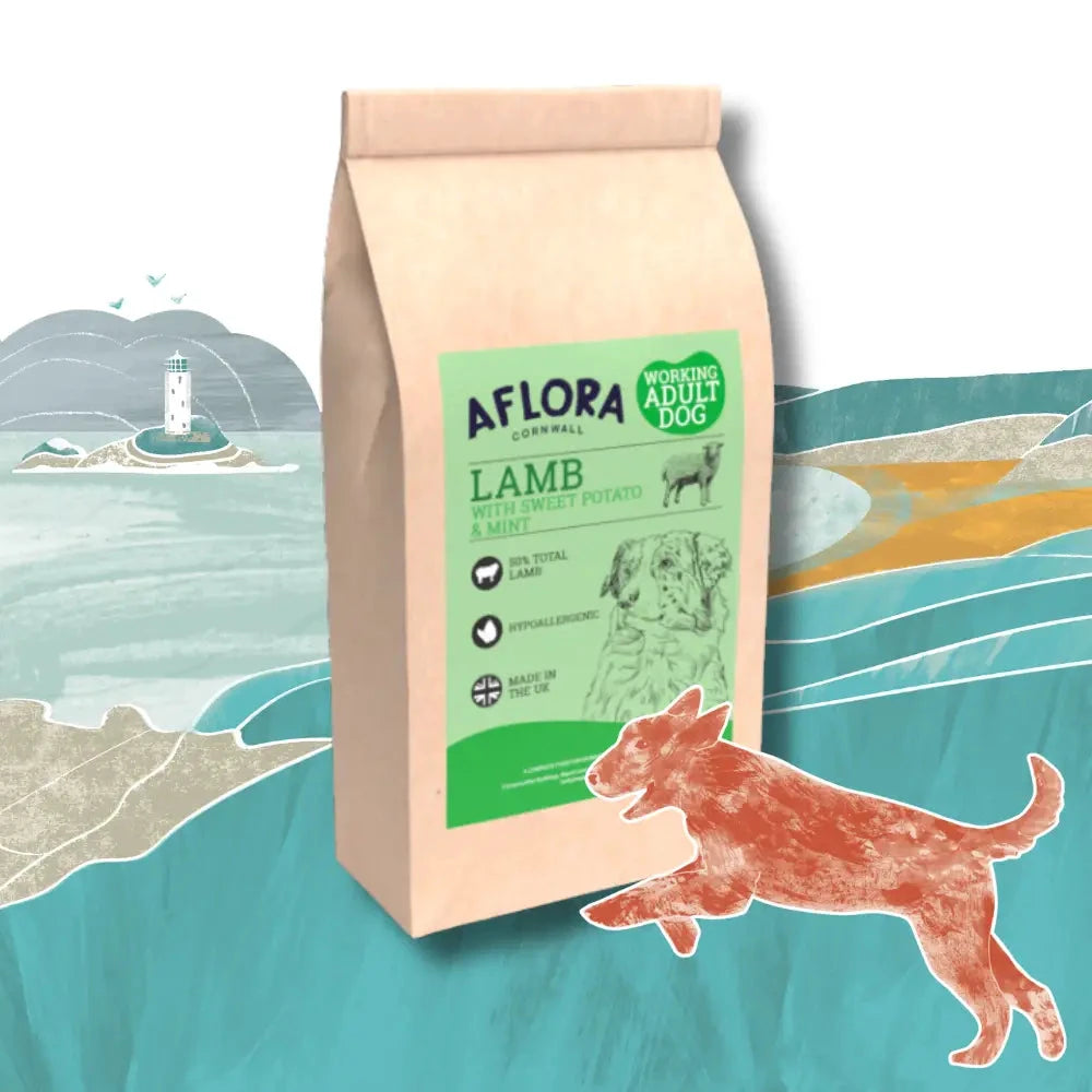 Grain Free Dog Food – Aflora Lamb Recipe for Sensitive Dogs by The Pets Larder (aflora-lamb-grain-free-dog-food)
