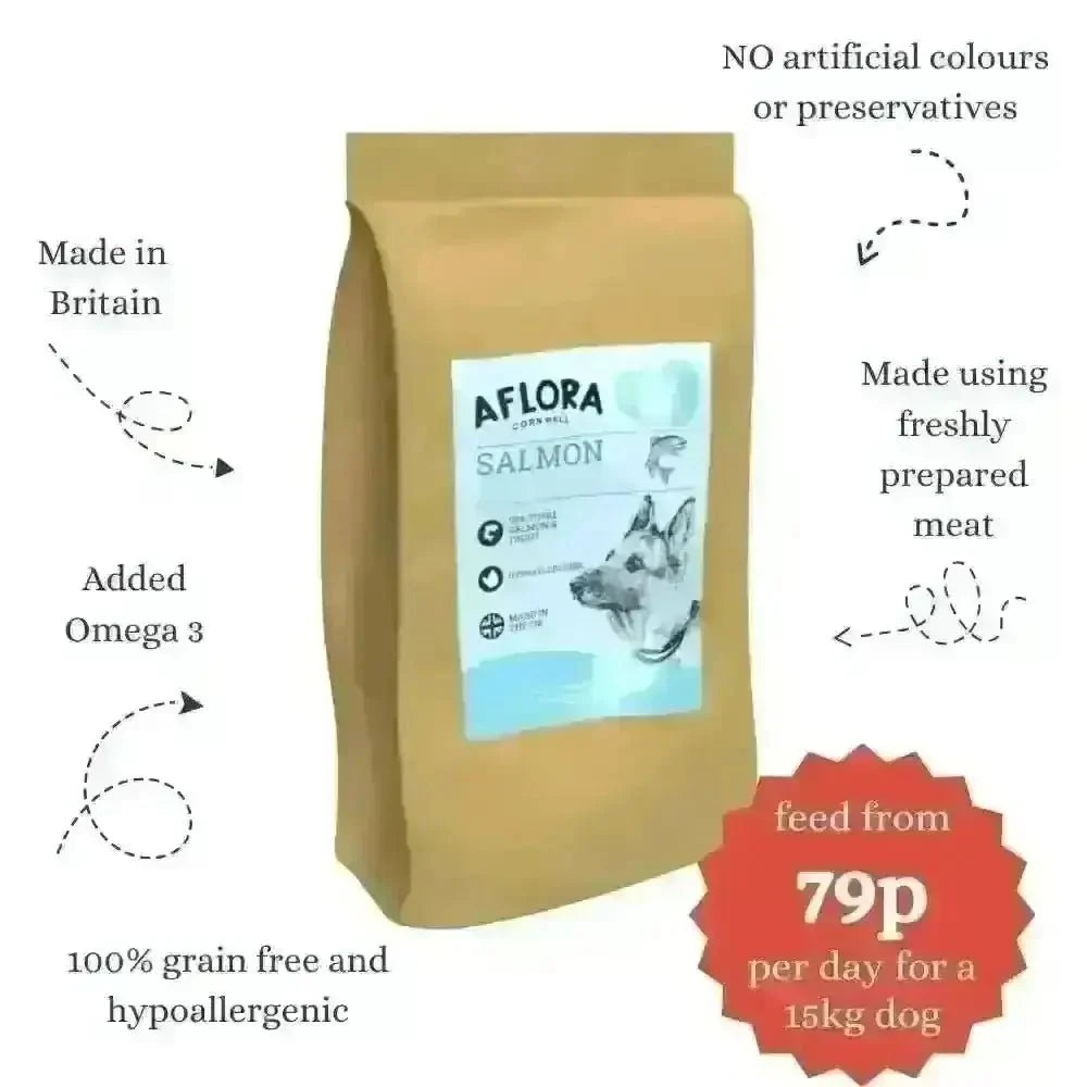 Aflora Large Breed Salmon & Trout Grain-Free Dog Food, 15kg