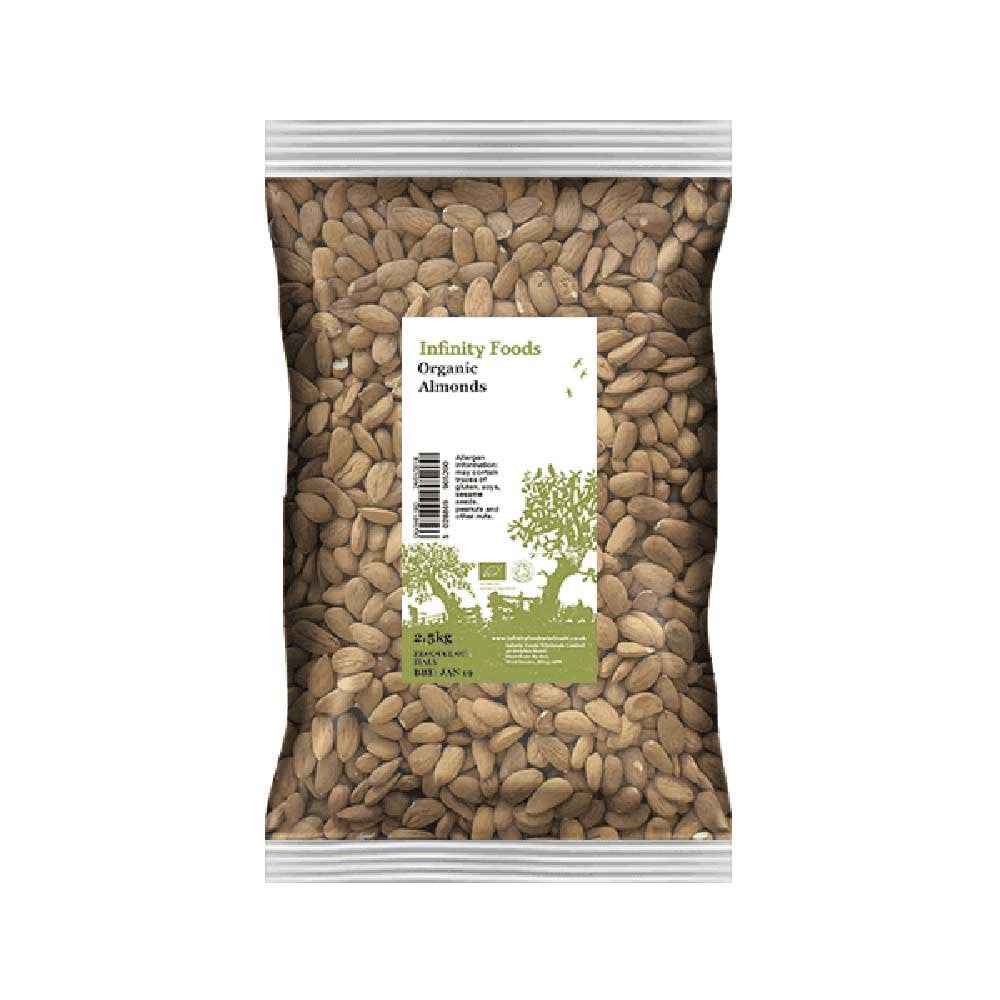 Infinity Foods Bulk Organic Unblanched Almonds