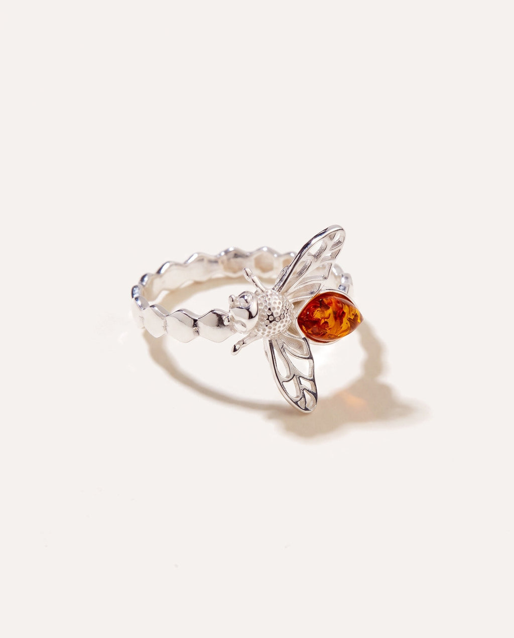 Amber Bee Ring