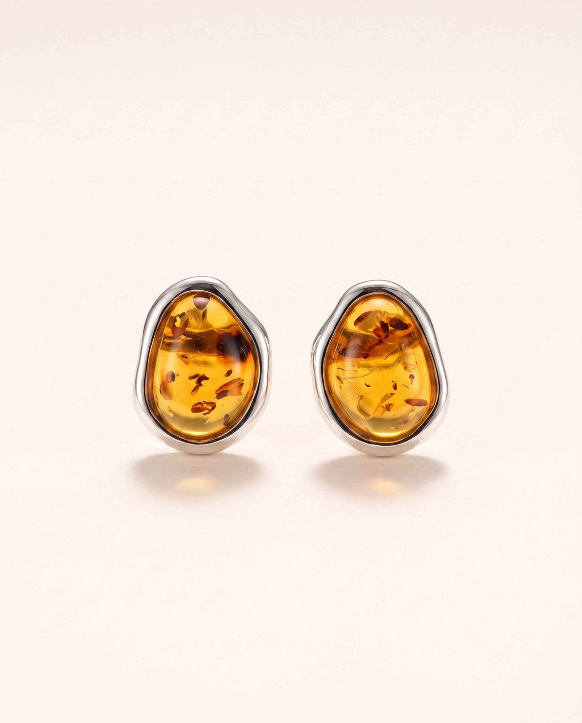 Amber ELEMENTS Stud Earrings