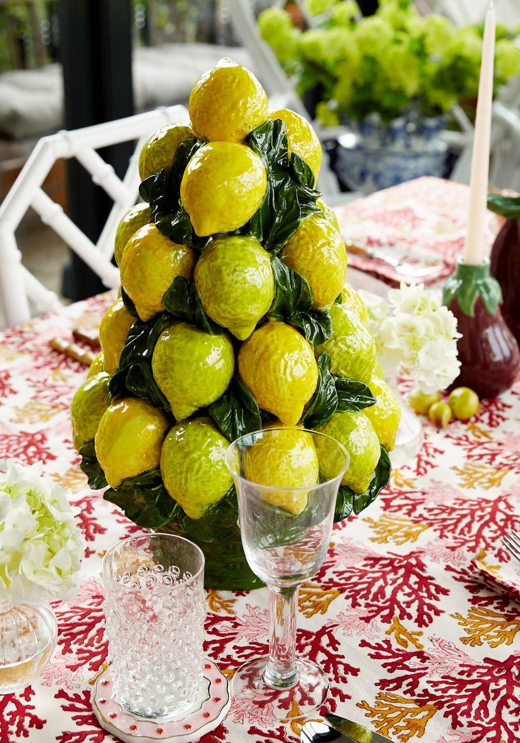 An Italian Mid-Century Ceramic Lemon Basket
