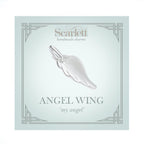 Angel Wing Silver Charm