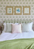 Antonia Blush Trellis Cushion Cover