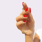 Art Deco Fan Gold Satellite Chain Bracelet