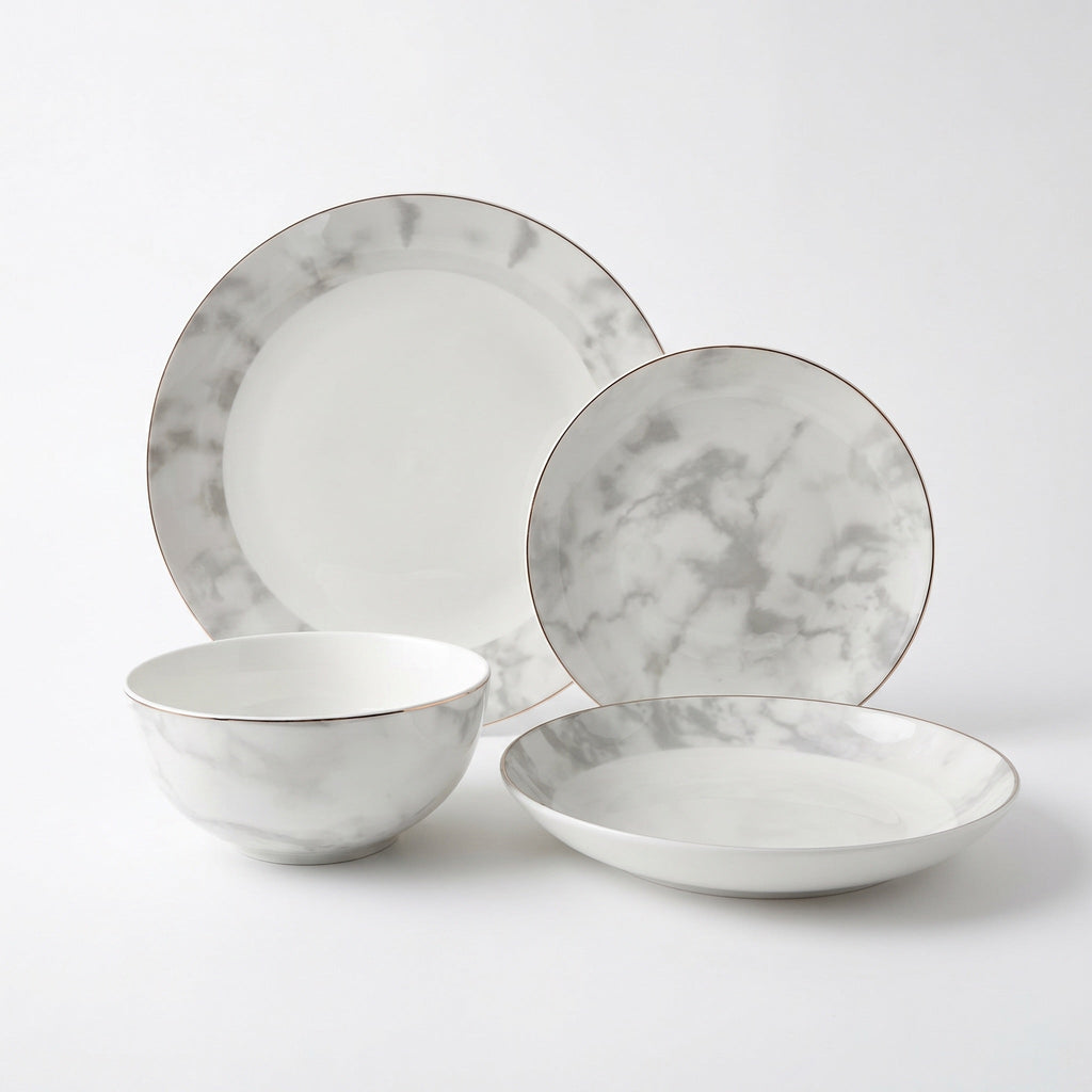 Aurelia 16-Piece Fine Bone China Dinner Set